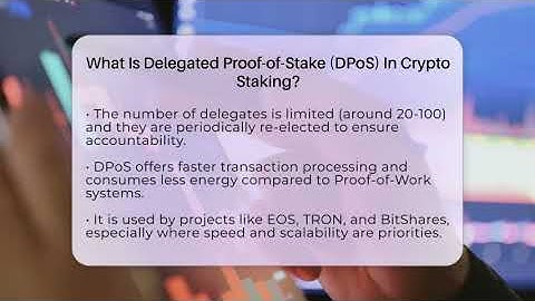 What Is Delegated Proof-of-Stake (DPoS) In Crypto Staking? - CryptoBasics360.com