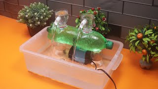 DIY Fantastic Easy Plastic Bottle Waterfall making Easy At Home From Plastic Bottle