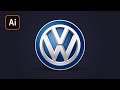 Рисуем логотип Volkswagen