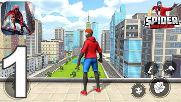 Spider Action Fighting Game Gameplay Walkthrough Part 1 - Tutorial (iOS, Android)