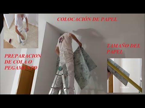 CÓMO PREPARAR LA COLA PARA EMPAPELAR UNA PARED CON PAPEL PINTADO – ALF&mabi