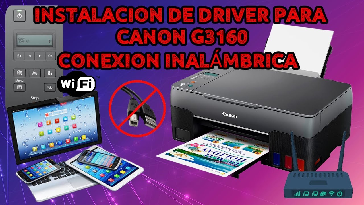 Impresora Canon Pixma G3170 Inyección de Tinta USB / WIFI / Inalámbrica