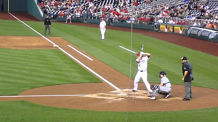 Washington Nationals Bryce Harper hits first Major League homer
