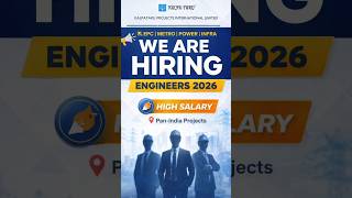 Kalpataru Projects Hiring Engineers | Pan India Jobs 2026 #KPIL