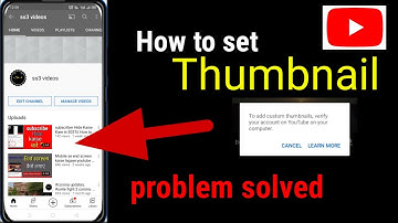How to Add Thumbnail in YouTube Videos 2021. chennel verify kaise kare #thumbnailaddkaisekare