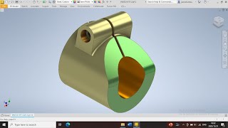 HOW TO DRAW A PINCH FIT CAP - AUTODESK INVENTOR FOR BIGINNERS (UNISA CAD161S, Mechanical Engineer.)