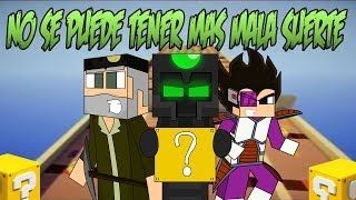 NO SE PUEDE TENER MÁS MALA SUERTE!! - Lucky Blocks Race - c/ VEGETTA y WILLYREX - MINECRAFT MOD