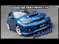 Aoshima ings Subaru Impreza 1/24 - Full build video