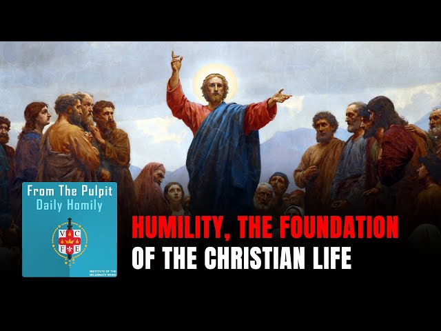 Home 5 Daily IVE Homilies, February 1st, 2026 - Humility, the Foundation of the Christian Life