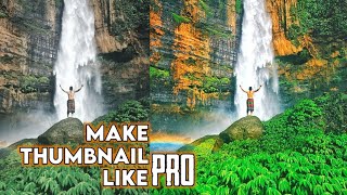 How to make youtube thumbnail on android | Make Thumbnail like Pro | hd & attractive thumbnail