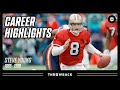 Steve young the lefty qb goat highlights  nfl legends