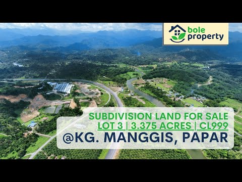 Sabah Land For Sale: CL 999 Land Lot 3 | 3.37 Acres | Papar | RM2.64 Million