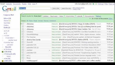 Using advanced search operators in Gmail