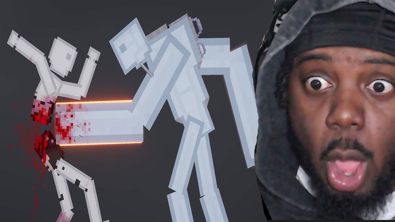 ROBOTS DESTROYED THE PEOPLE | Upgraded Android Vs People In People Playground