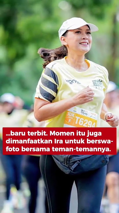 Penampilan Ira Wibowo Ikutan Lomba Lari Dikira Masih Remaja Padahal Sudah Kepala 5👏🏻