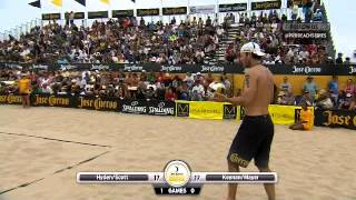 2012 JCPBVS Hermosa Beach Open Men's Semi-Finals ft. Hyden/Scott v Keenan/Mayer