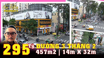 Bán nhà quận 10, bán nhà căn góc 2 mặt tiền đường 3 tháng 2, giá 295 Tỷ LH: 0983383509 #tinvilla