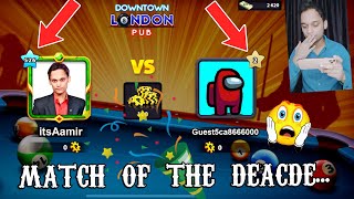 LEVEL 500 vs LEVEL 2 MATCH HAPPENED IN 8 BALL POOL..(and it was epic) screenshot 5