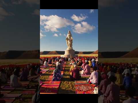 يقرر الرجل أن يفعل شيئ ا مختلف ا بالقرب من تمثال السيدة العذراء ويحدث الأسوأ