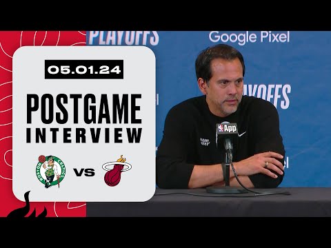 Erik Spoelstra Postgame Interview | Boston Celtics vs. Miami HEAT | May 1, 2024