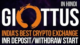 AMA WITH GIOTTUS.COM  |  BEST INDIAN CRYPTO EXCHANGE  |  INR DEPOSIT & WITHDRAWAL STARTED IN HINDI