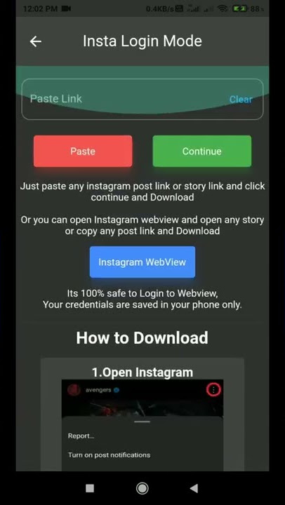 Save All ,Download private or public video, reels , any post from instagram, download youtube videos