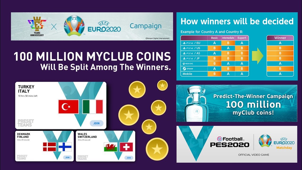 EFOOTBALL PES 2020 UEFA EURO MATCH DAY CAMPAIGN | PES 2020 MOBILE