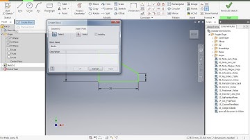 Inventor - Work with blocks