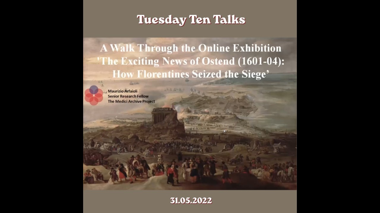 MAURIZIO ARFAIOLI - A Walk Through the Online Exhibition 'The Exciting News of Ostend (1601-04)