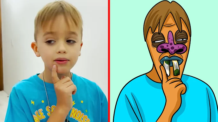 Vlad and Niki Four Colors Playhouse Challenge | funny drawing meme 😂 part 13