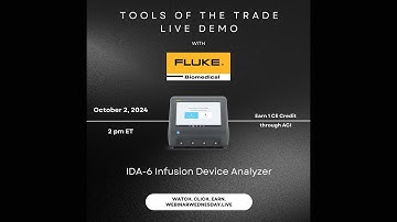 [LIVE DEMO] IDA-6 Infusion Device Analyzer