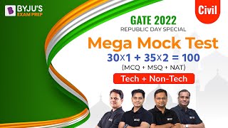 GATE 2022|| Civil Engineering || Live Mock Test Practice || By Civil Experts
