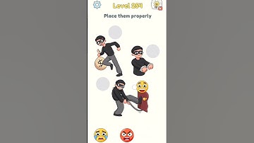 DOP 3 Gameplay Level 254 Place them properly #shorts #gaming