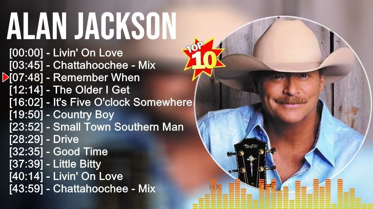 Alan Jackson Greatest Hits Full Album Best Old Country Songs All Of