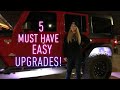 BEST FIRST 5 MODS FOR YOUR JEEP WRANGLER JK