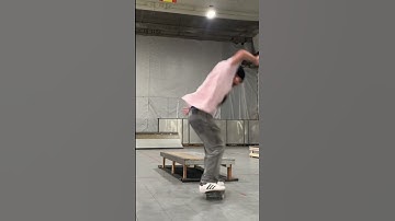 Fakie Nosegrind Switch Flip! 🔥 #skate #skateboarding #thankyouskateboarding