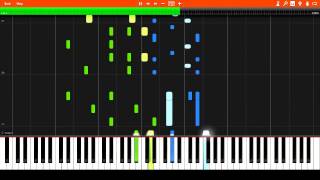 Scott Joplin - Peacherine Rag (1901) / Synthesia Piano Tutorial