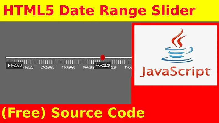 Ep52 - Date Range Slider in JavaScript