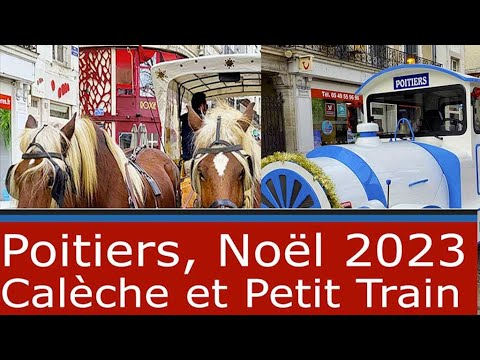 À Poitiers, le petit train de Noël est prêt