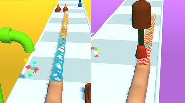 WOOW Nail Runner 3D 💄 All Levels Gameplay Walkthrough Android iOS