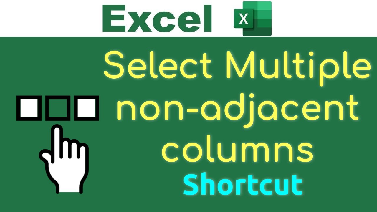select-multiple-non-adjacent-cells-in-excel-without-mouse-youtube