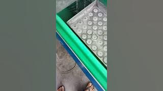 Gunawan Teknik .Uji Coba buat es batu pakai cetakan