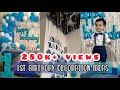 First birthday decoration ideas | blue theme birthday at home | abdul rafay