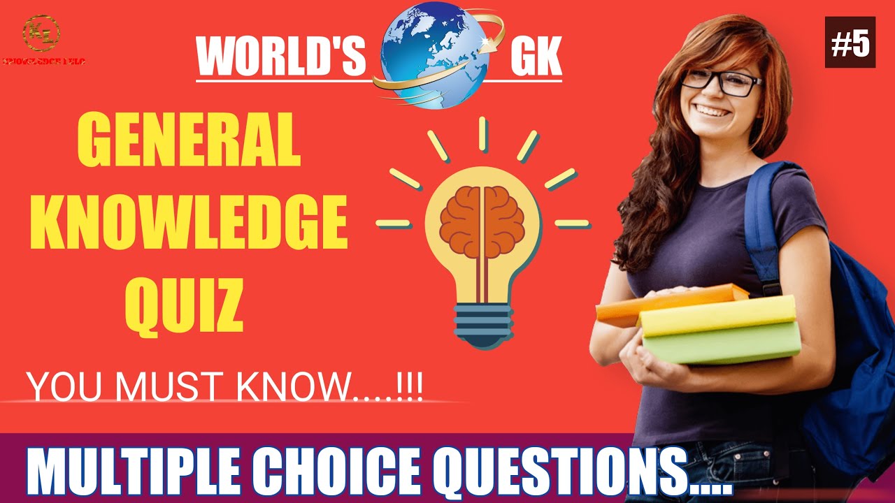 🌎 General knowledge quiz World's Gk (MCQ) 5 educational video