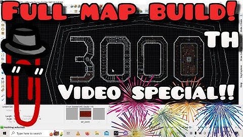 3000th video special! Watch me make a map in 3 hours!