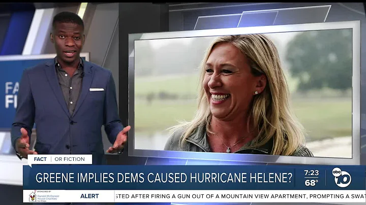 MJT implying Democrats caused Hurricane Helene to harm Republicans?