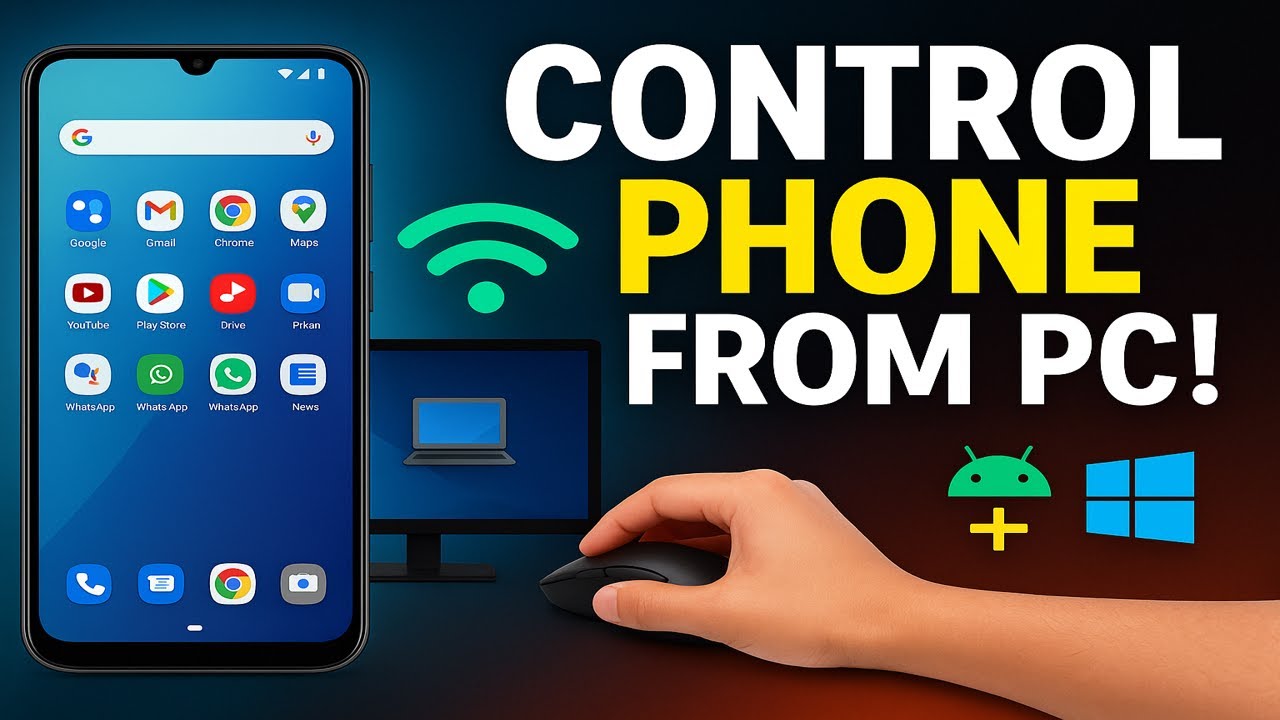 How to Use Your Mobile Device from Your PC - YouTube