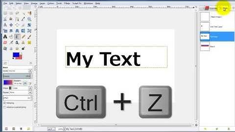 Gimp Add Gradient To Text