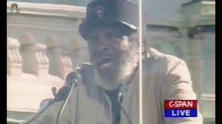 Dick Gregory at the Million Man March (1995)