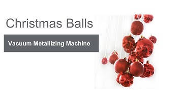 Christmas Balls Metallization Vacuum Coating Machine